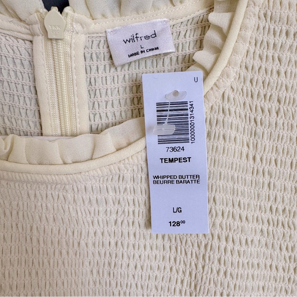 Aritzia Wilfred Tempest Blouse - Butter Yellow - Picture 4 of 4